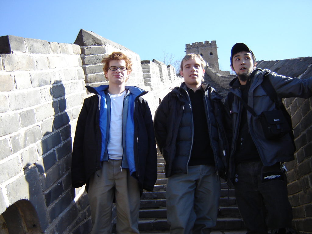 On the Great Wall with Adam and Gunhee